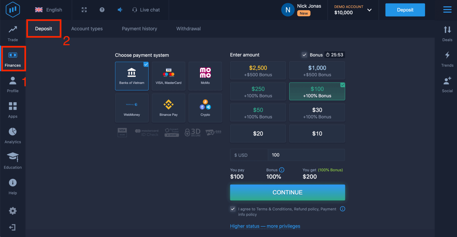 Logáil Isteach agus Taisce ExpertOption: Roghanna Rochtana Slán agus Maoinithe Logáil Isteach agus Taisce ExpertOption: Roghanna Rochtana Slán agus Maoinithe