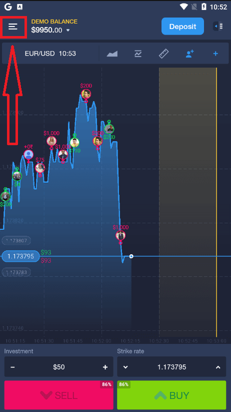 Conas Logáil Isteach agus Airgead a Thaisceadh ar ExpertOption