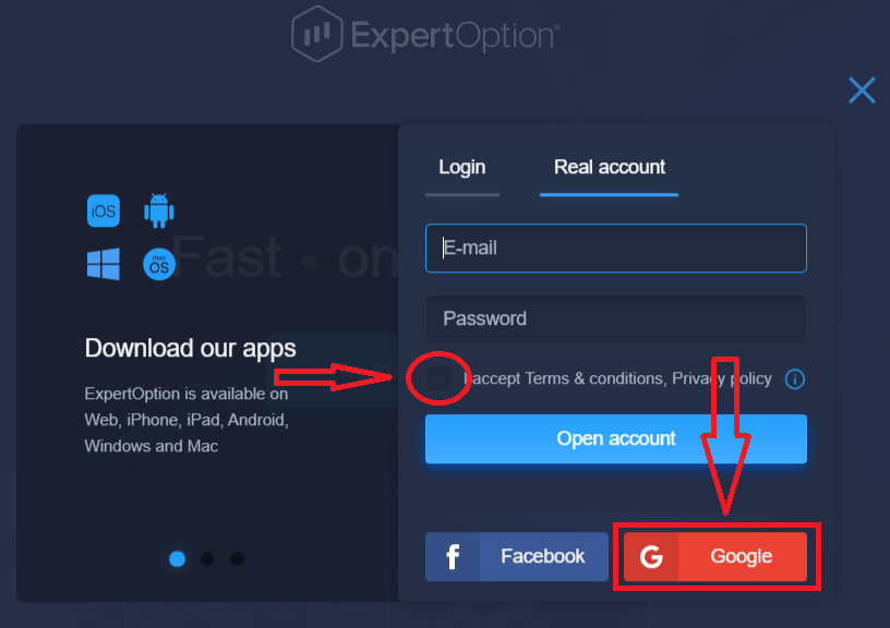 How to Register and Verify Account in ExpertOption