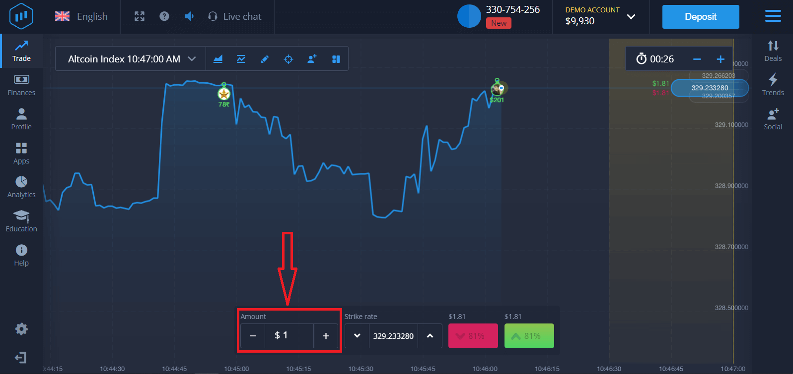 Как зарегистрироваться и торговать бинарными опционами на ExpertOption