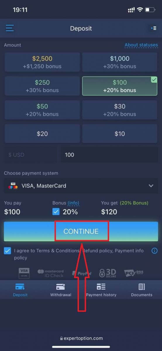 كيفية التسجيل وتسجيل الدخول إلى حساب ExpertOption