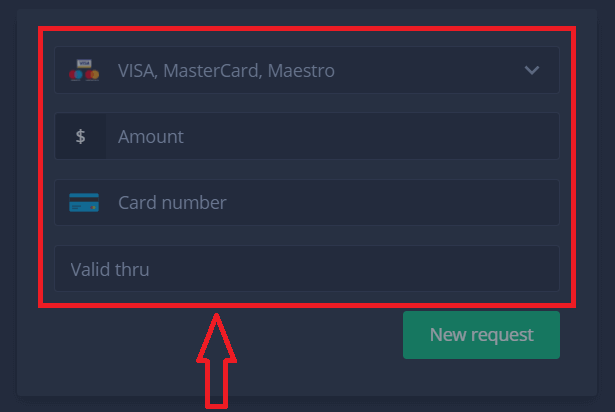 Retirar dinheiro da ExpertOption: etapas, prazos e limites